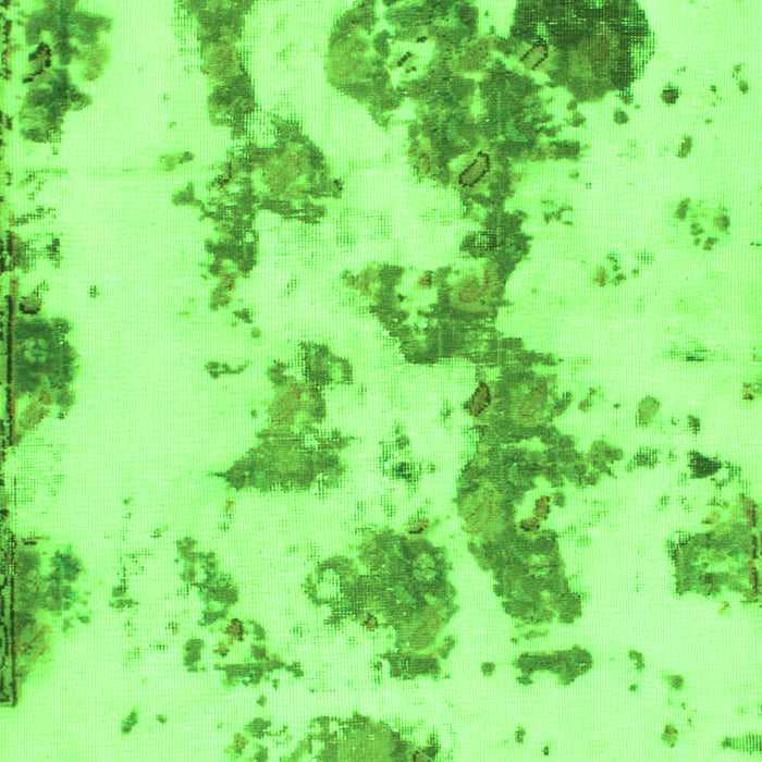 Machine Washable Abstract Green Modern Area Rugs, wshabs926grn