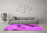 Machine Washable Abstract Purple Modern Rug, wshabs927pur