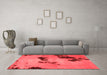 Modern Red Washable Rugs