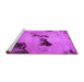 Sideview of Machine Washable Abstract Purple Modern Area Rugs, wshabs927pur