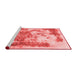 Modern Red Washable Rugs