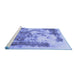 Sideview of Machine Washable Abstract Blue Modern Rug, wshabs928blu