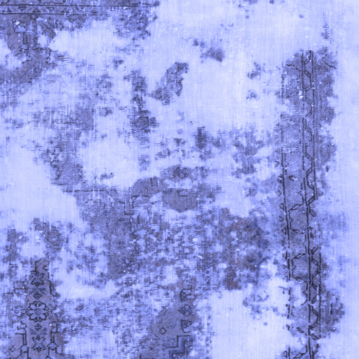 Abstract Blue Modern Rug, abs928blu