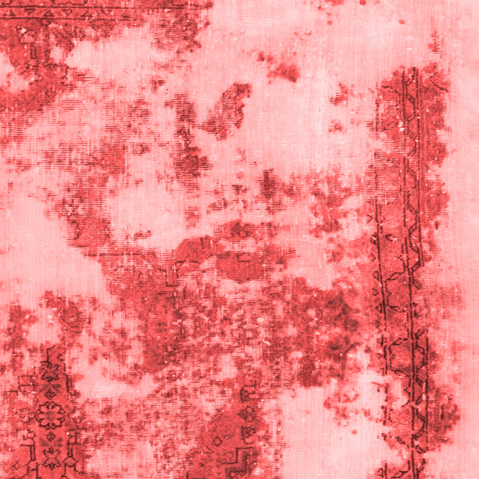Machine Washable Abstract Red Modern Rug, wshabs928red