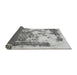 Sideview of Abstract Gray Modern Rug, abs928gry