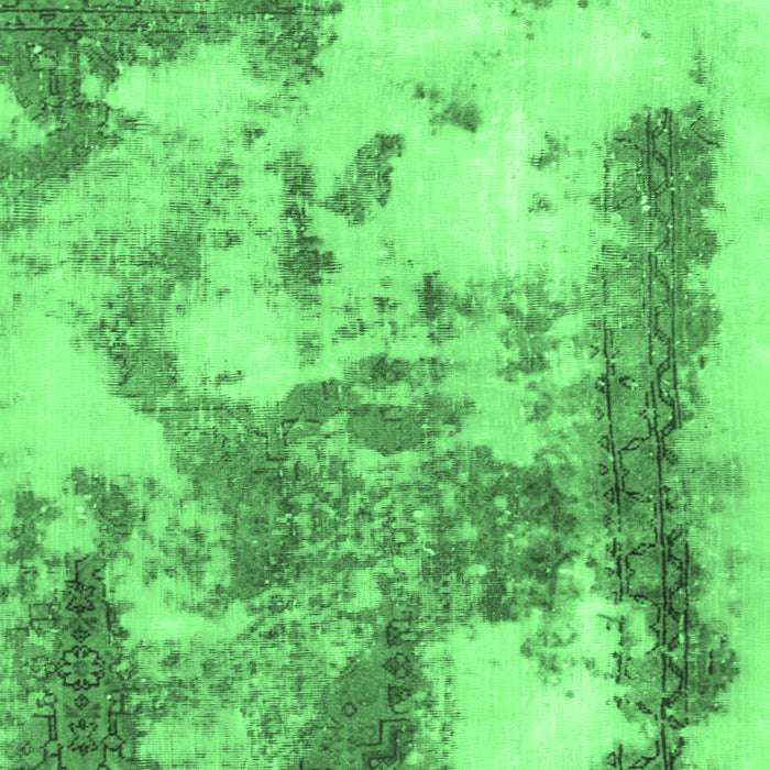 Machine Washable Abstract Emerald Green Modern Area Rugs, wshabs928emgrn