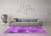 Machine Washable Abstract Pink Modern Rug, wshabs929pnk