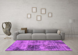 Machine Washable Abstract Pink Modern Rug in a Living Room, wshabs929pnk
