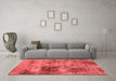 Modern Red Washable Rugs