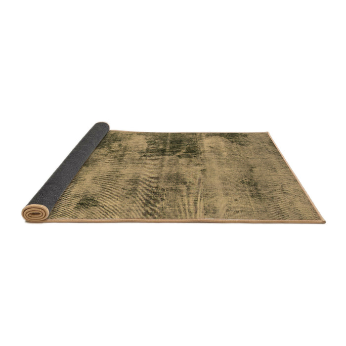 Sideview of Abstract Brown Modern Rug, abs929brn
