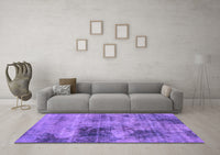 Machine Washable Abstract Purple Modern Rug, wshabs929pur