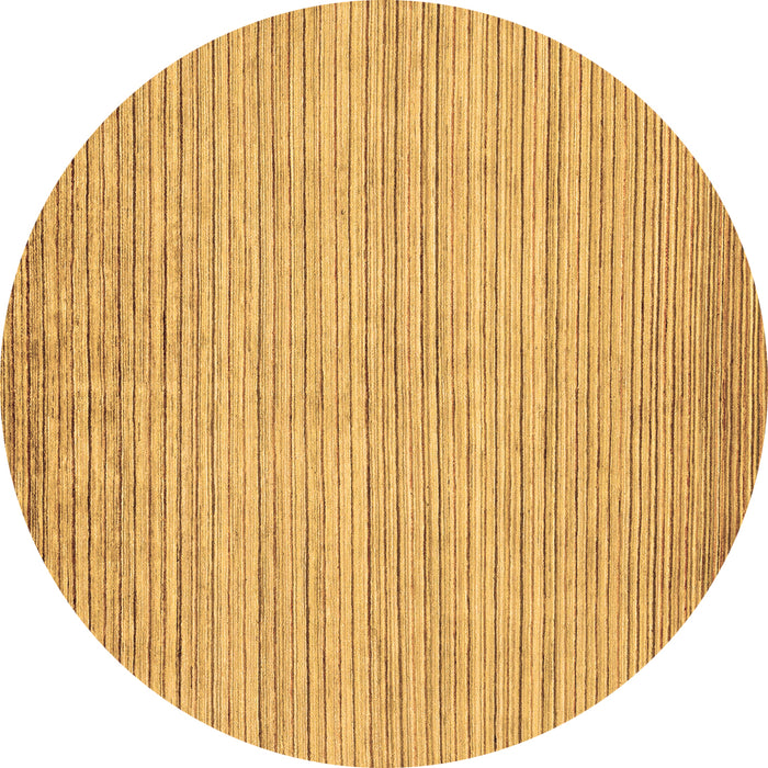 Round Abstract Brown Modern Rug, abs92brn