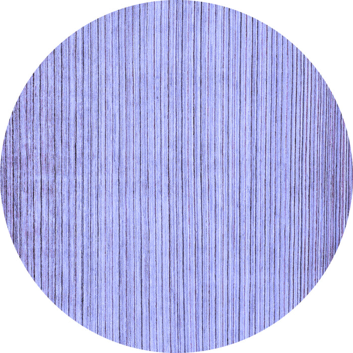 Round Abstract Blue Modern Rug, abs92blu