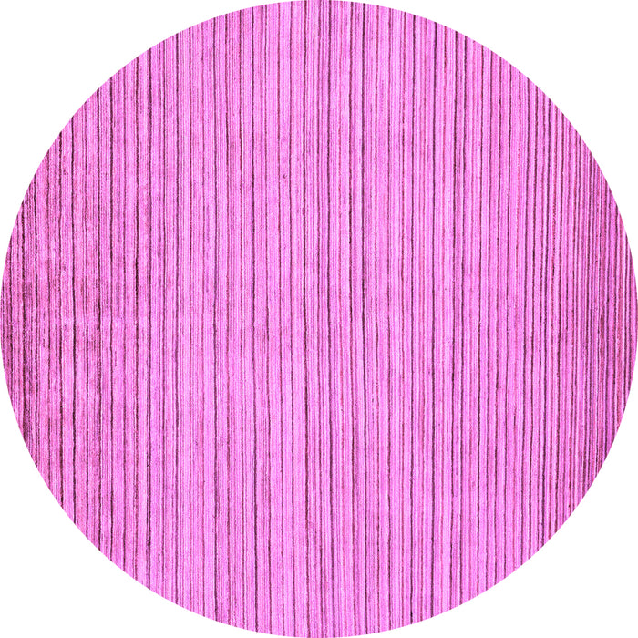 Round Machine Washable Abstract Purple Modern Area Rugs, wshabs92pur