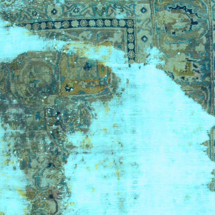 Machine Washable Abstract Light Blue Modern Rug, wshabs930lblu