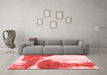 Modern Red Washable Rugs