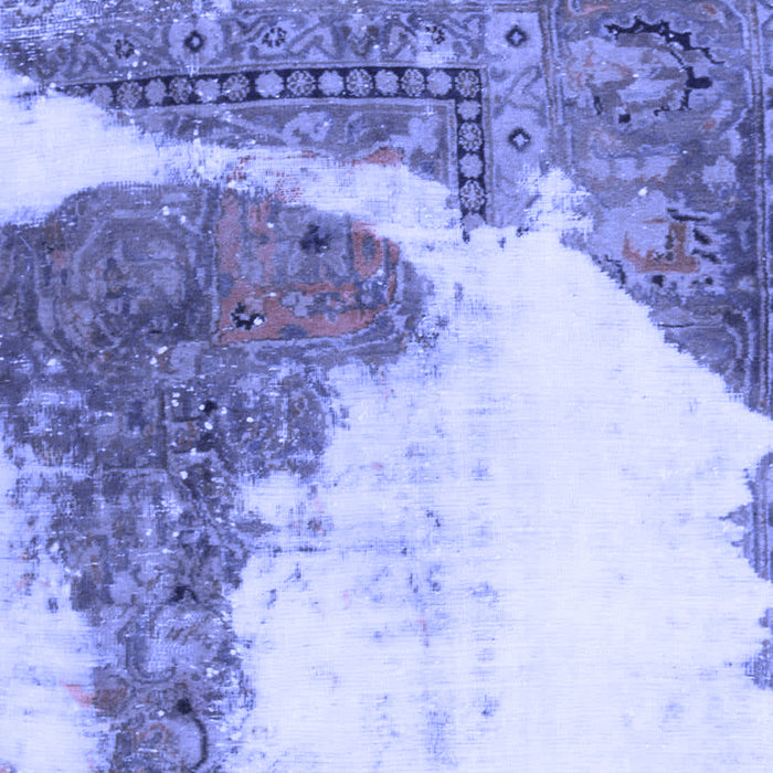 Abstract Blue Modern Rug, abs930blu