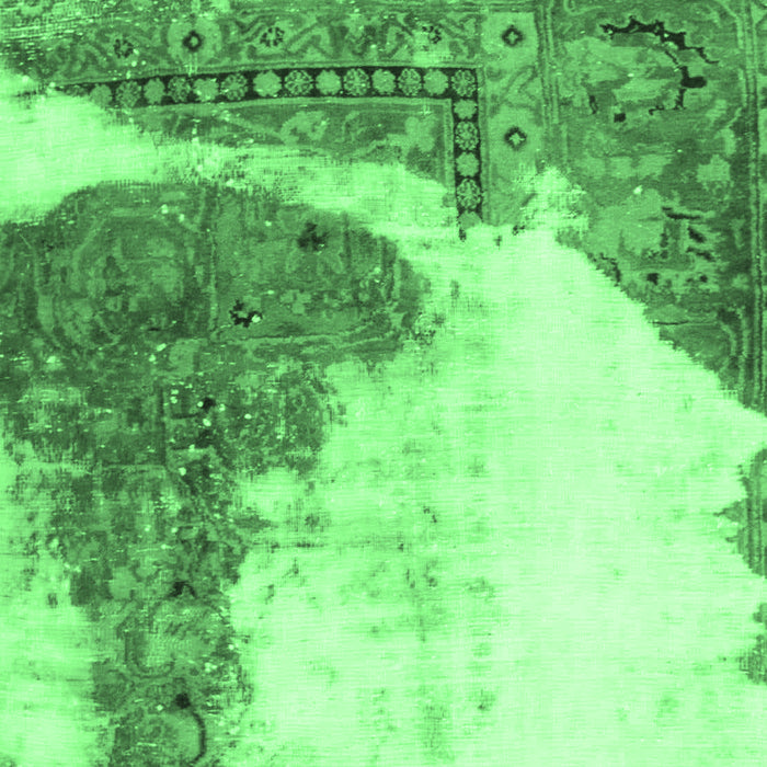 Machine Washable Abstract Emerald Green Modern Area Rugs, wshabs930emgrn