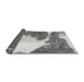 Sideview of Abstract Gray Modern Rug, abs930gry