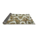 Sideview of Abstract Brown Modern Rug, abs931