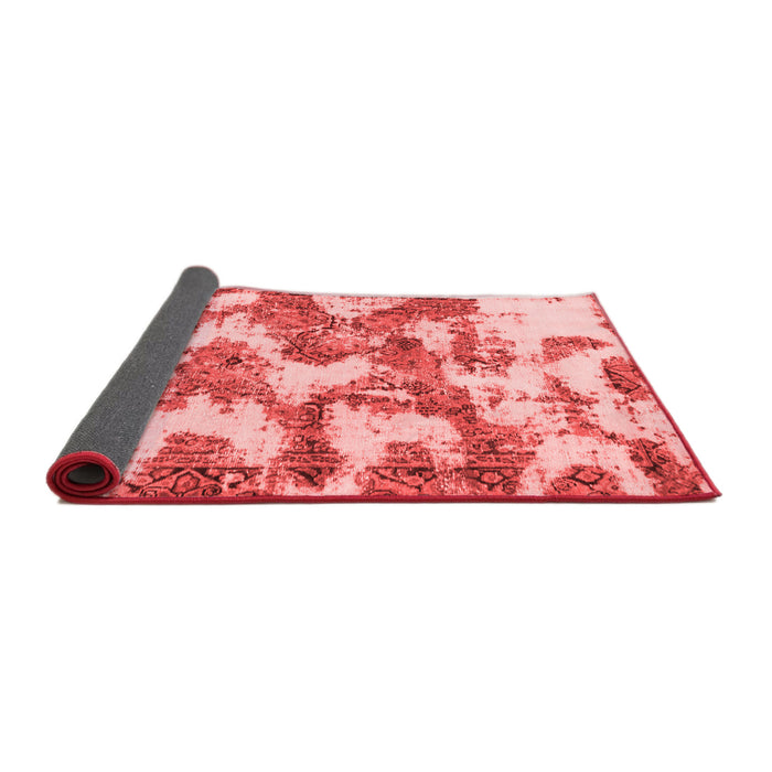 Abstract Red Modern Area Rugs