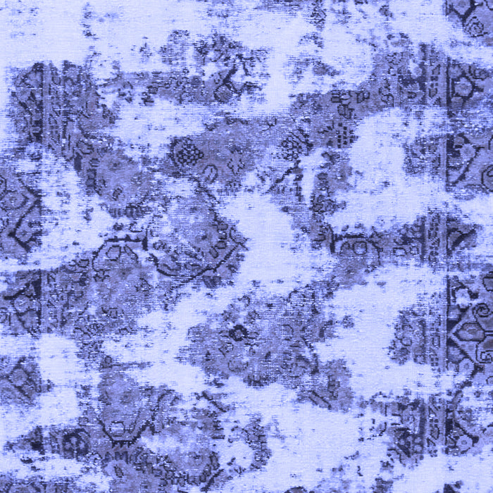 Abstract Blue Modern Rug, abs931blu