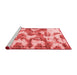 Modern Red Washable Rugs