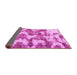 Sideview of Abstract Pink Modern Rug, abs931pnk