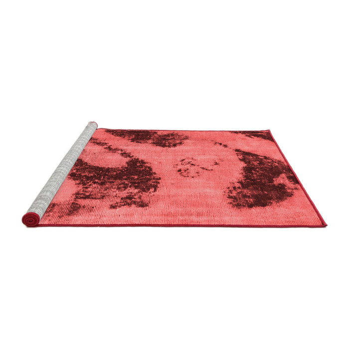 Modern Red Washable Rugs