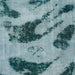 Square Abstract Greenish Blue Green Modern Rug, abs932