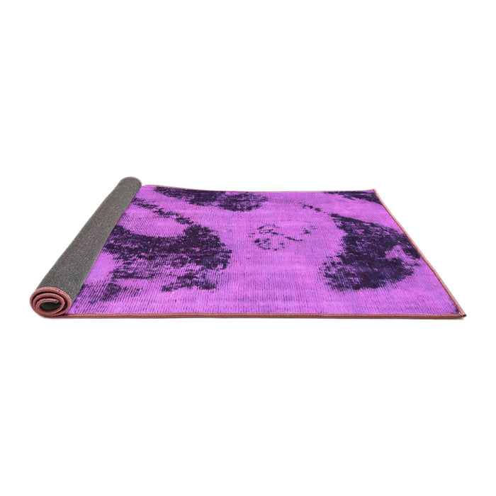 Sideview of Abstract Pink Modern Rug, abs932pnk