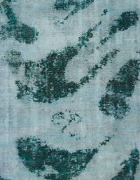 Machine Washable Abstract Greenish Blue Green Rug, wshabs932