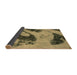 Sideview of Abstract Brown Modern Rug, abs932brn