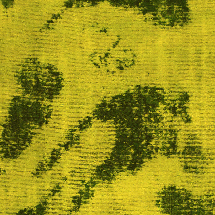 Abstract Yellow Modern Rug, abs932yw