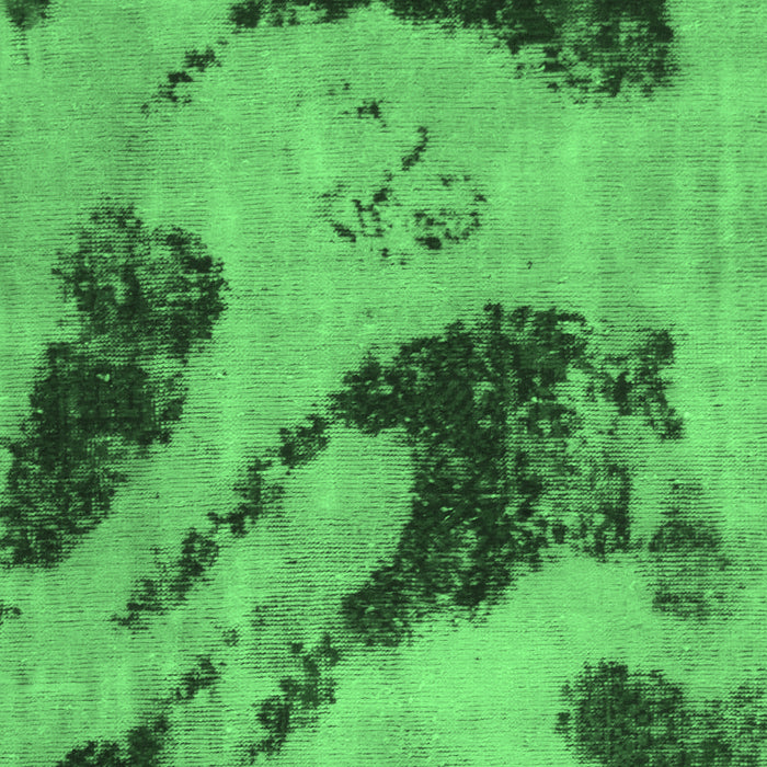 Machine Washable Abstract Emerald Green Modern Area Rugs, wshabs932emgrn