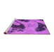 Sideview of Machine Washable Abstract Pink Modern Rug, wshabs932pnk