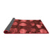 Abstract Red Modern Area Rugs