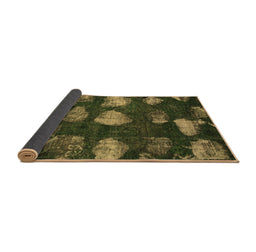 Sideview of Abstract Brown Modern Rug, abs933brn