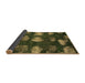 Sideview of Abstract Brown Modern Rug, abs933brn