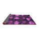 Sideview of Abstract Pink Modern Rug, abs933pnk