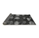 Sideview of Abstract Gray Modern Rug, abs933gry