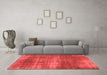 Modern Red Washable Rugs