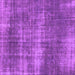 Square Machine Washable Abstract Purple Modern Area Rugs, wshabs934pur