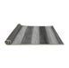 Sideview of Abstract Gray Modern Rug, abs935gry