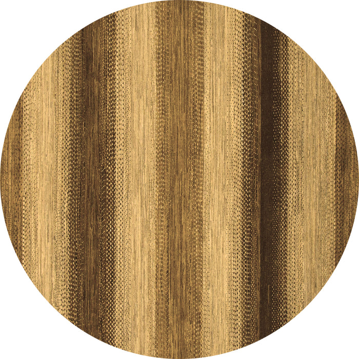 Round Machine Washable Abstract Brown Modern Rug, wshabs935brn