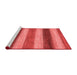 Modern Red Washable Rugs