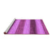 Sideview of Machine Washable Abstract Purple Modern Area Rugs, wshabs935pur