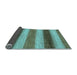 Sideview of Abstract Light Blue Modern Rug, abs935lblu