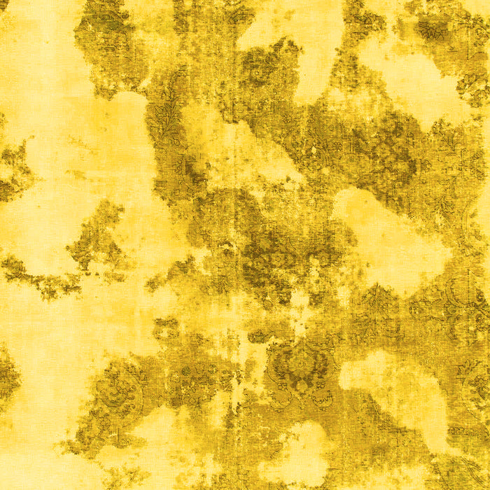 Abstract Yellow Modern Rug, abs936yw
