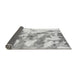 Sideview of Abstract Gray Modern Rug, abs936gry